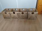 4 x Mand Lustigkurre IKEA zeegras  geschikt voor Kallaxkast, Ophalen of Verzenden, Zo goed als nieuw