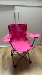 Campingstoel kind roze inklapbaar, Caravans en Kamperen, Kampeermeubelen, Ophalen of Verzenden, Gebruikt, Campingstoel