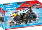 playmobil reddingshelicopter, Ophalen of Verzenden, Nieuw, Complete set