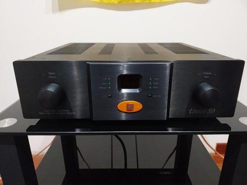 Unison Research Unico 50 versterker te koop., Audio, Tv en Foto, Versterkers en Receivers, Zo goed als nieuw, Stereo, 120 watt of meer