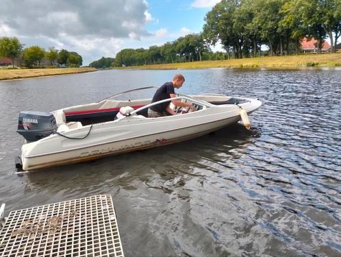 Bayliner Capri incl motor trailer en biminitop, Watersport en Boten, Speedboten, Gebruikt, 3 tot 6 meter, Benzine, Minder dan 70 pk