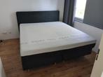 Bed - Boxspring bedframe 180x210 (incl. matras), Ophalen, 210 cm, Tweepersoons, Zo goed als nieuw