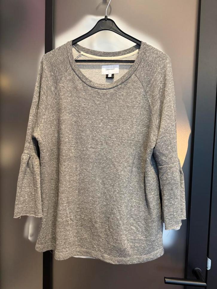 Current Elliott Grijze Trui met wijde mouwen  maat 2, Kleding | Dames, T-shirts, Zo goed als nieuw, Maat 38/40 (M), Grijs, Lange mouw