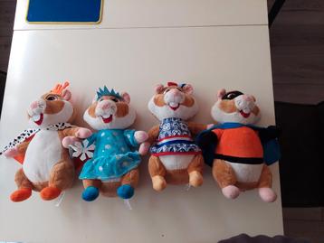 Leuke set van 4 AH hamsters. In goede staat,  beschikbaar voor biedingen
