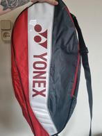 YONEX badminton schoudertas, rood/zwart/wit, Sport en Fitness, Badminton, Racket(s), Gebruikt, Ophalen