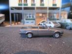 BMW E30 3-Serie Cabriolet - Herpa antraciet-metallic, Hobby en Vrije tijd, Modelauto's | 1:87, Ophalen of Verzenden, Zo goed als nieuw