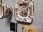 Antiek porseleinen asbak en sigarettenhouder, Antiek en Kunst, Ophalen of Verzenden