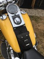Leren Tankpad Passend Voor HD Softail Zwart Harley Davidson, Motoren, Accessoires | Overige