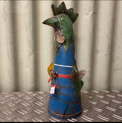 Metalen kip van gerecycled blik - upcycling, Huis en Inrichting, Woonaccessoires | Overige, Nieuw, Ophalen of Verzenden