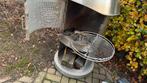 RVS BBQ/Houtkachel op wielen, Tuin en Terras, Vuurkorven, Ophalen, Gebruikt, Vuurkorf