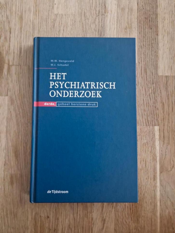 W.J. Schudel - Het psychiatrisch onderzoek, Boeken, Psychologie, Zo goed als nieuw, Ophalen of Verzenden