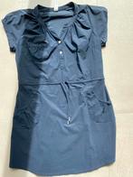 Jane lushka jurk met koord donkerblauw xxl, Blauw, Ophalen of Verzenden, Zo goed als nieuw, Maat 46/48 (XL) of groter