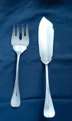 Zilver visserveerbestek v. Zwanenburg  visdiencouvert visset, Ophalen of Verzenden