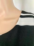 H451 Esmara maat L=42/44 jurk jurkje zwart/wit gestreept, Zwart, Maat 42/44 (L), Zo goed als nieuw, Knielengte