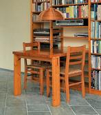 Stoelen van grenenhout met rieten zitting, Ophalen, Overige kleuren, Riet of Rotan, Zo goed als nieuw