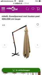 Poot voor zweefparasol hout Vida XL, Verzenden, Gebruikt, Zweefparasol