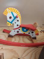 Vintage Janod Schommelpaard hobbelpaard, Ophalen, Zo goed als nieuw