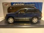 BMW X5 dark blue Welly metal 1:18 KRD, Hobby en Vrije tijd, Modelauto's | 1:18, Ophalen of Verzenden, Zo goed als nieuw, Auto