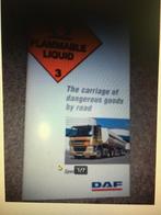 DAF The carriage of dangerous goods by road folder brochure, Ophalen of Verzenden, Nieuw, Overige merken