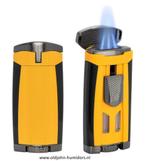 XIKAR SIGAARAANSTEKER HP3 TRIPLE JETFLAME BURNT YELLOW sas54, Verzenden, Nieuw, Aansteker