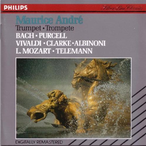 MAURICE ANDRE Trumpet CD BACH PURCELL PHILIPS AG, Cd's en Dvd's, Cd's | Klassiek, Zo goed als nieuw, Overige typen, Barok, Ophalen of Verzenden