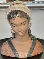 🗽Vintage: Lladro buste van meisje - Vigen Niña🏷️€250,-, Verzamelen, Beelden en Beeldjes, Ophalen of Verzenden, Gebruikt, Mens