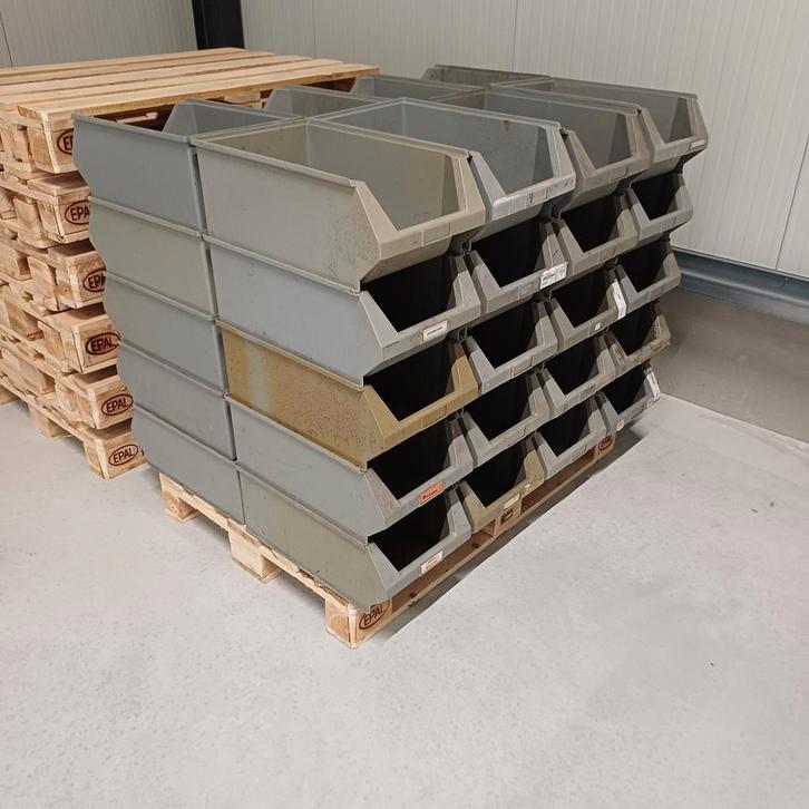 40 x partij magazijn bakken plastic bakken grijp bakken, Doe-het-zelf en Verbouw, Kratten en Dozen, Gebruikt, Bak of Kist, Minder dan 35 cm