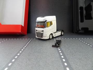 859 herpa 316033 daf xg+ 2-as trekker wit 1:87 truck trein beschikbaar voor biedingen