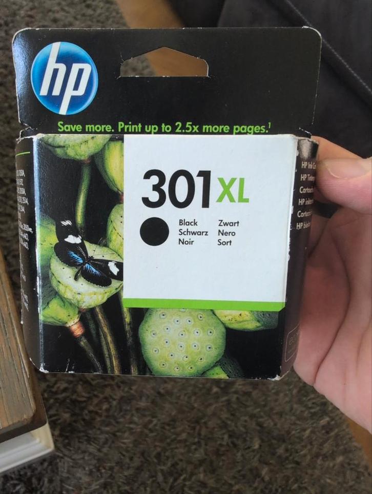 HP 301 XL Zwart - Originele Cartridge, Computers en Software, Printerbenodigdheden, Nieuw, Cartridge, Ophalen of Verzenden