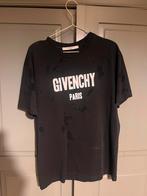 Givenchy Tshirt with holes // met gaten Logo shirt zwart, Maat 52/54 (L), Zwart, Ophalen of Verzenden, Zo goed als nieuw