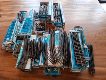 Märklin 2100 serie K-Rails, matige staat, 200+ stuks beschikbaar voor biedingen