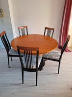 Patented Kovbij uitschuifbare tafel, Ophalen of Verzenden, Gebruikt, 4 tot 6 stoelen