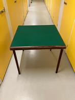 Gratis Oude bridge tafel, Huis en Inrichting, Tafels | Bijzettafels, Ophalen, Gebruikt, 75 cm of meer, 60 cm of meer
