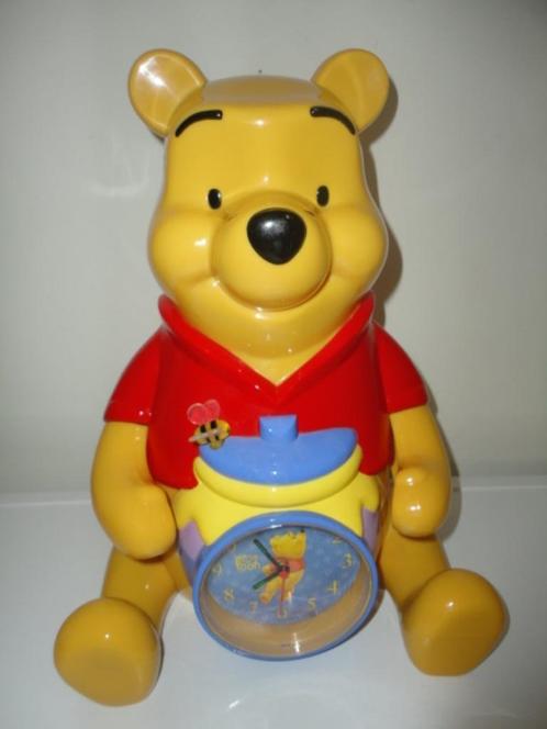 Groot Disney Winnie de Pooh Klok met Spaarpot, Verzamelen, Disney, Zo goed als nieuw, Overige typen, Winnie de Poeh of vrienden