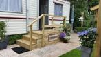 Luxe opstap, bordes trap of veranda voor caravan of chalet, Ophalen of Verzenden, Nieuw