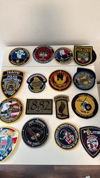 Diverse patches militaria/police, Ophalen of Verzenden, Embleem of Badge