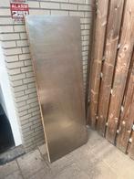 3 RVS werkbladen/keukenbladen, Doe-het-zelf en Verbouw, Werkbanken, Ophalen, Zo goed als nieuw, Minder dan 70 cm