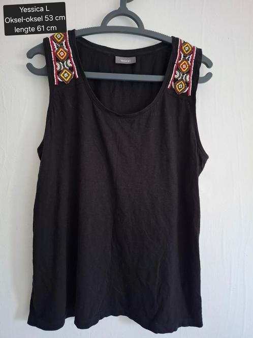 Top met kralen, Kleding | Dames, Tops, Gedragen, Blauw, Korte mouw, Ophalen of Verzenden