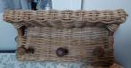 Vintage Rotan Wandkapstok met Haken, Wandkapstok, Gebruikt, Ophalen of Verzenden, Minder dan 100 cm