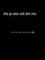 Dm me, Ophalen of Verzenden, Nieuw