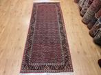 Vintage handgeknoopt perzisch tapijt loper bidjar 247x93, Huis en Inrichting, Stoffering | Tapijten en Kleden, Info@SlatsAntiek.nl