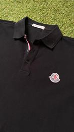 Zwarte Moncler Polo - Maat L, Ophalen of Verzenden, Nieuw, Maat 52/54 (L), Zwart