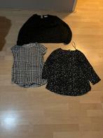 Bloesje tuniek shirts wit/zwart M, Ophalen of Verzenden, Zo goed als nieuw, Wit