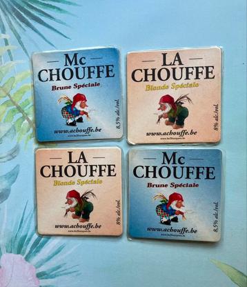 La Chouffe bier onderzetters 🍻  beschikbaar voor biedingen