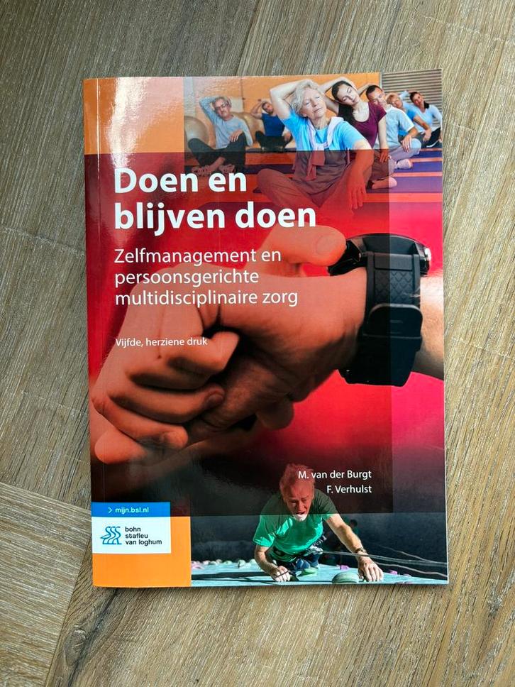 M. van der Burgt - Doen en blijven doen, Boeken, Gezondheid, Dieet en Voeding, Zo goed als nieuw, Ophalen of Verzenden