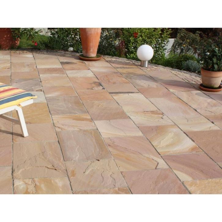 mediterrane tegels Modak Sandstone - TOPPRIJZEN, Doe-het-zelf en Verbouw, Vloerdelen en Plavuizen, Nieuw, Steen of Klei, 50 tot 150 cm