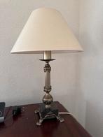 Vintage Tafellamp met Stoffen Kap, Ophalen of Verzenden, Gebruikt, Stof, Minder dan 100 cm