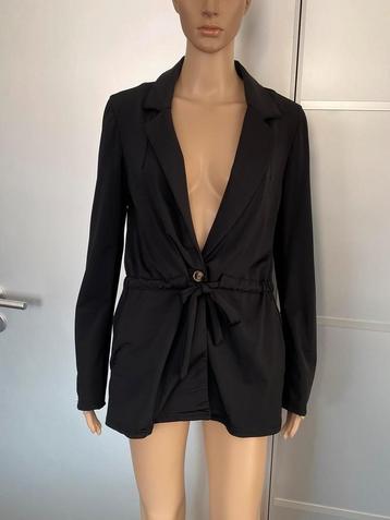 i25 C&S mt XS/S=34/36 travel-jasje vest blazer colbert zwart beschikbaar voor biedingen