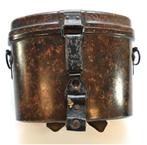 Bruin gespikkelde Bakelite 6x30 Dienstglas Case, Verzenden, Landmacht, Duitsland, Overige typen