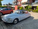 Citroën DS 20 2.0 1971 Blauw, 1330 kg, 4 cilinders, DS, Leder